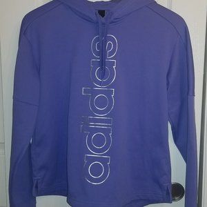 Adidas Girl's Periwinkle Climawarm Performance Sweatshirt• Size L